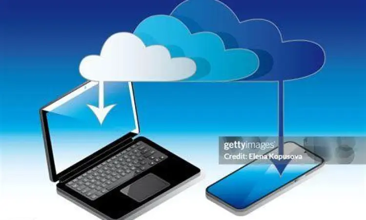 Sinkronisasi data menggunakan layanan cloud storage