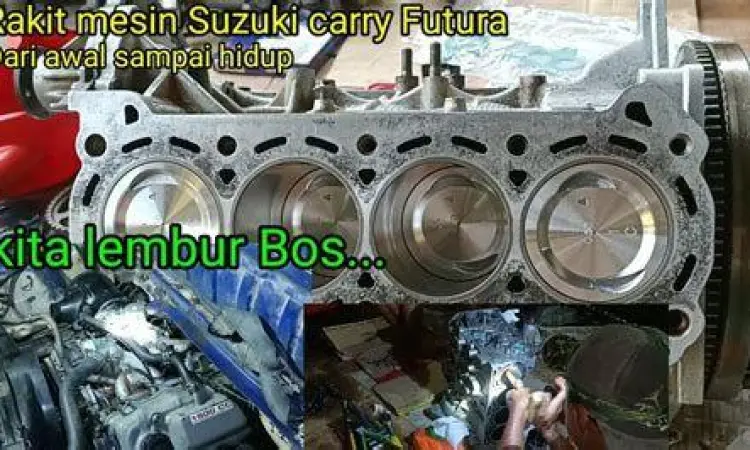 Mesin Carry Futura Kondisi ruang mesin Suzuki Carry Futura 1.5 bekas