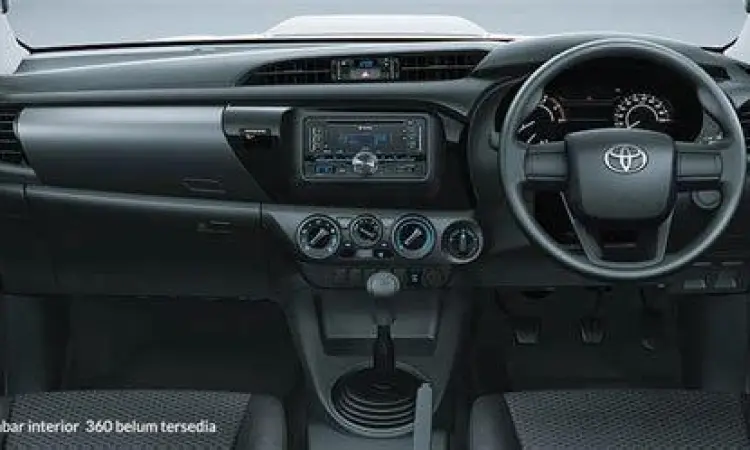 Interior Toyota Hilux 4x4 terbaru yang mewah dan ergonomis