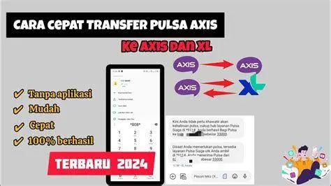 Panduan Transfer Pulsa AXIS Instruksi visual cara transfer pulsa AXIS ke XL