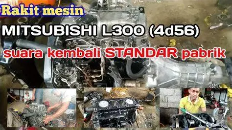Mesin L300 Bekas Mesin diesel Mitsubishi L300 4D56 yang tangguh