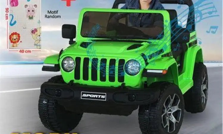 Mobil Aki Anak Model Jeep mobil mainan anak model jeep dengan remote control