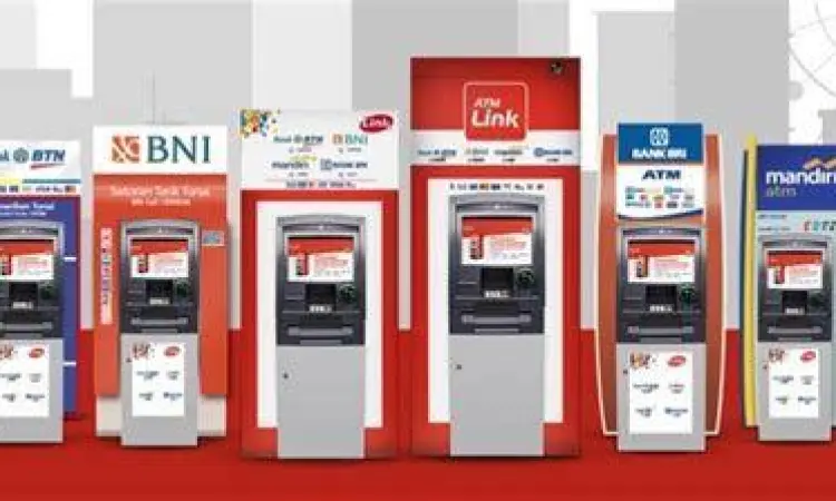 Mesin ATM BRI untuk transfer antar bank