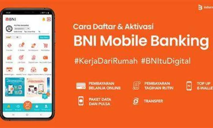 Proses aktivasi bni mobile banking untuk transfer dana