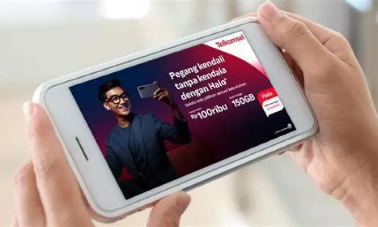 Menu SMS Telkomsel Tampilan menu SMS untuk berbagi kuota