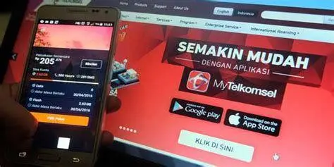 Menu MyTelkomsel bagi pulsa Tampilan aplikasi MyTelkomsel untuk fitur bagi pulsa
