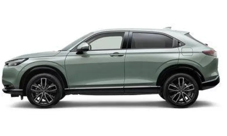 Eksterior Honda HRV 2024 Sisi samping mobil Honda HRV terbaru