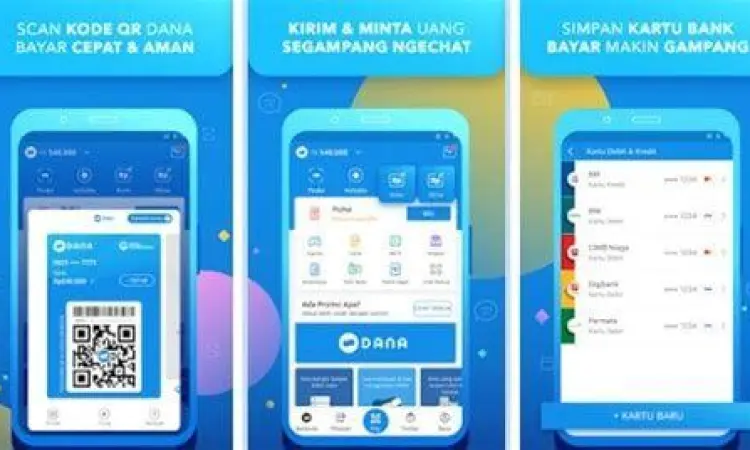Antarmuka Kirim Uang DANA Fitur kirim uang di aplikasi DANA