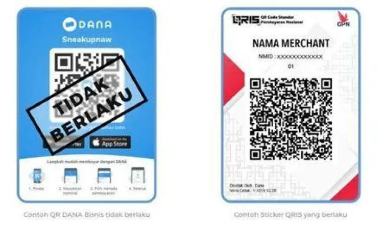 Scan QR Code DANA Proses scan QR code DANA untuk transfer