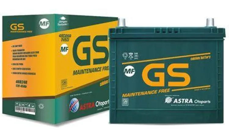 Aki kering GS Astra MF untuk mobil keluarga