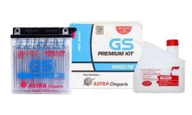 Komponen internal aki kering GS Astra