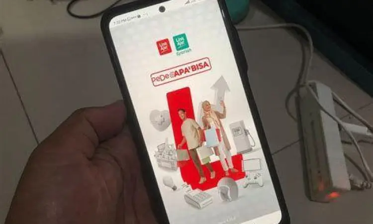 Aplikasi LinkAja Penggunaan aplikasi LinkAja di smartphone