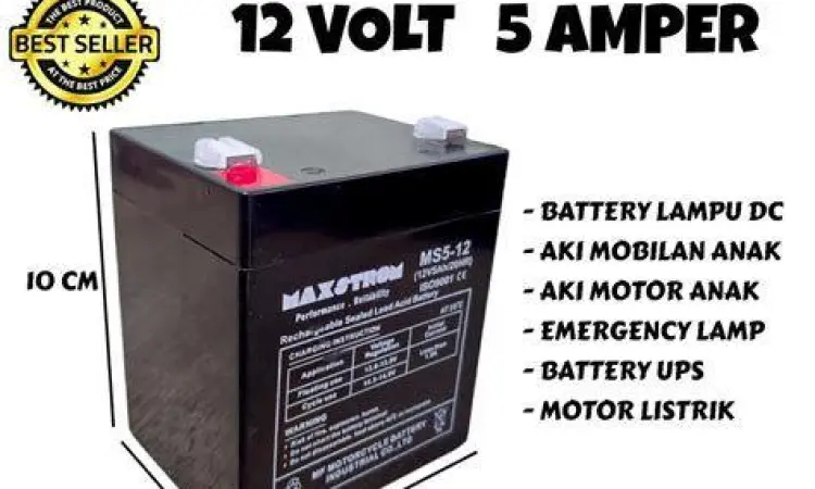 Baterai Mobil Aki Baterai aki kering 12V untuk mainan mobil anak
