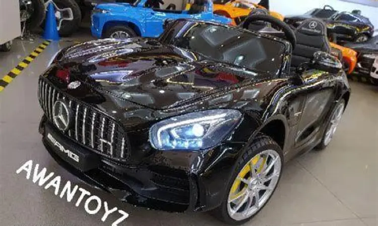 mobil aki anak berlisensi mercedes benz dengan fitur remote control