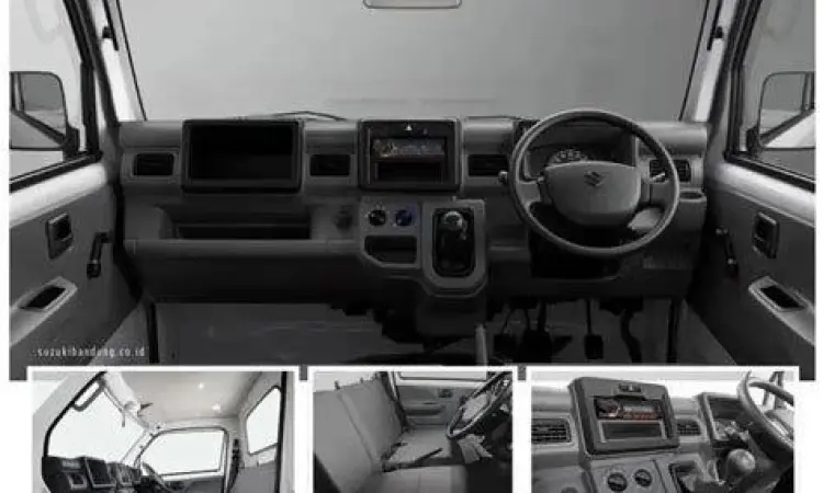 Interior Carry Pick Up Interior kabin Suzuki New Carry yang bersih dan terawat
