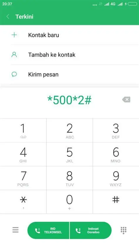 Menu UMB Telkomsel Kode dial transfer kuota Telkomsel