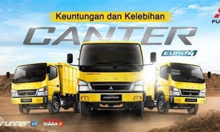 Tampilan Mitsubishi Fuso Canter Euro 4 terbaru