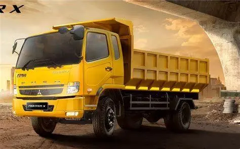 Fuso Fighter X Dump Truck Fuso Fighter X varian dump truck di area pertambangan