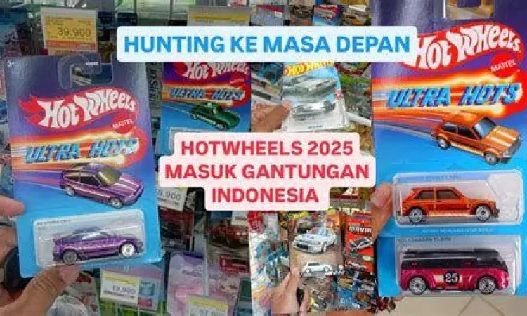 Gantungan Hot Wheels di Indomaret