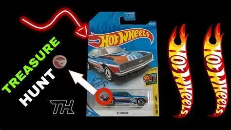 Tanda Hot Wheels Langka Logo Treasure Hunt Hot Wheels
