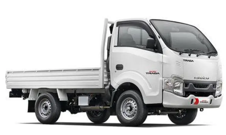 Isuzu Traga Pick Up Euro 4 bermuatan logistik