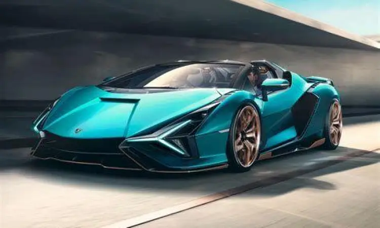 Lamborghini Sián FKP 37 Tampilan depan Lamborghini Sian FKP 37