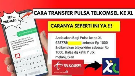 Bukti Transfer Pulsa Berhasil Notifikasi SMS berhasil transfer pulsa XL