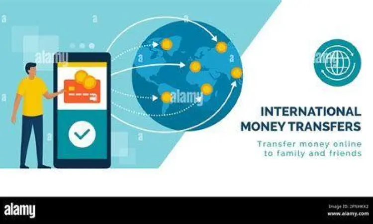 Tampilan aplikasi pengiriman uang digital