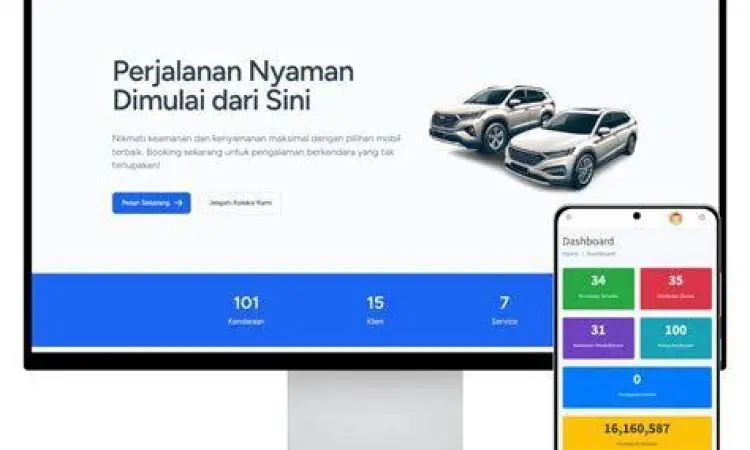 Aplikasi pencarian harga sewa mobil