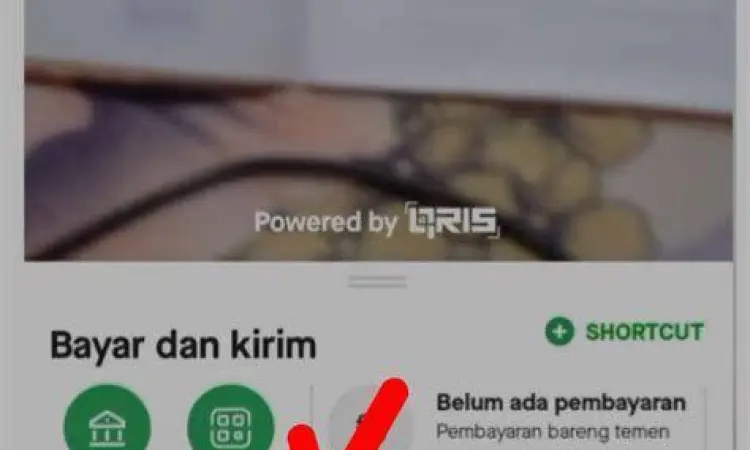 Input nomor telepon untuk transfer saldo GoPay