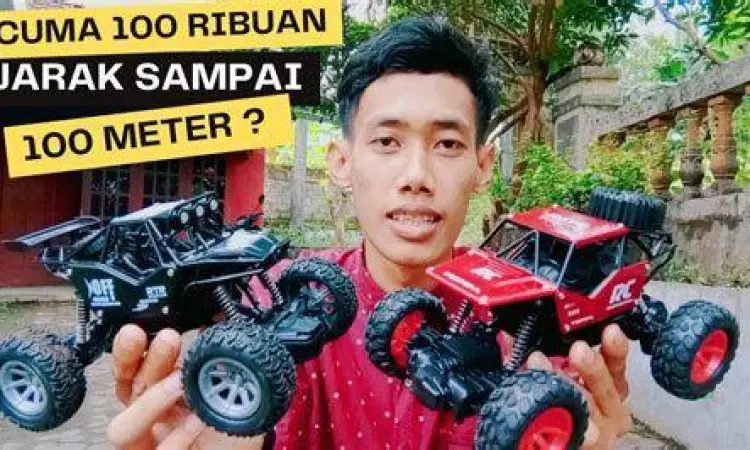 RC Crawler Budget Mobil remot harga 100 ribuan tipe rock crawler