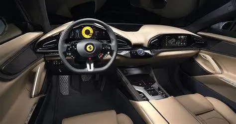 Interior Ferrari Purosangue Interior mewah Ferrari Purosangue dengan empat kursi