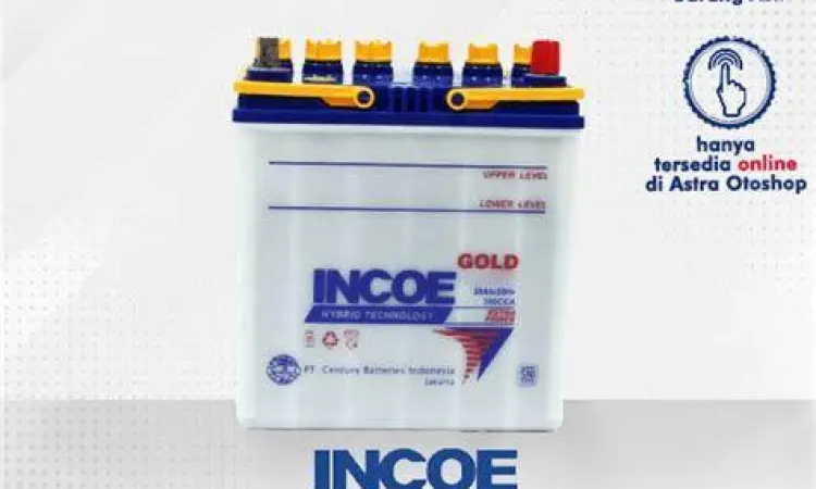 Perbandingan tipe aki Incoe Premium Gold dan MF