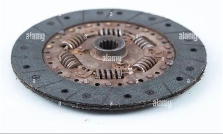 Perbandingan kampas kopling aus dan baru