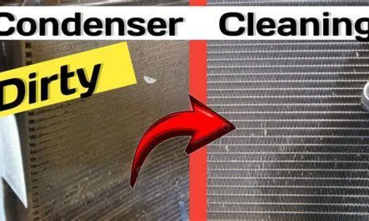 cara membersihkan kondensor ac mobil dengan air bertekanan