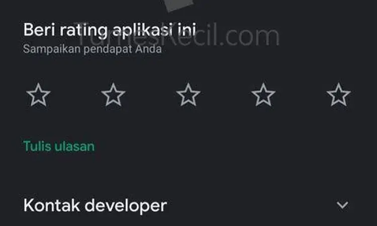 Tampilan aplikasi AXISnet untuk bagi pulsa