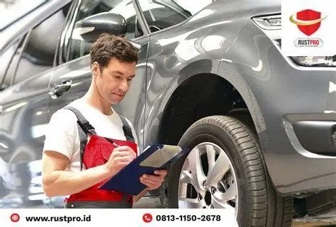 Inspeksi Mobil Bekas Proses pengecekan mobil bekas berkualitas tinggi