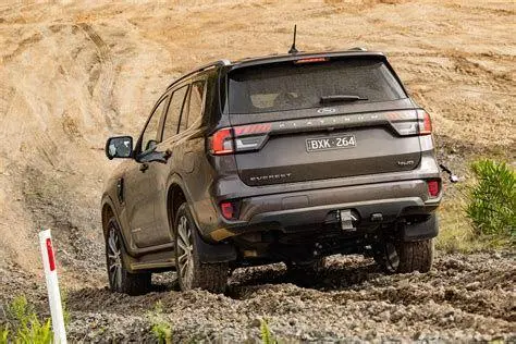 Kemampuan Off-road Ford Everest Ford Everest sedang melewati medan off-road berlumpur