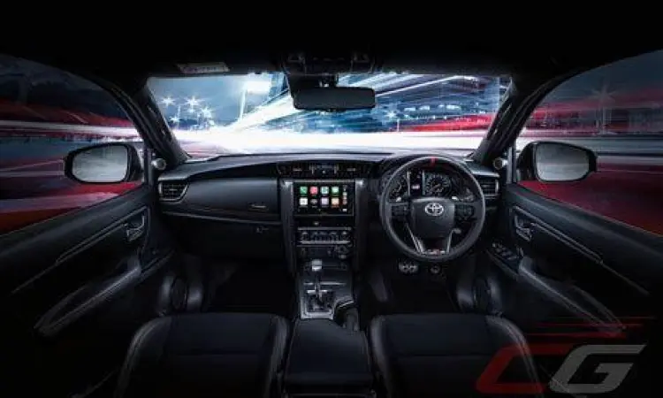 Interior Toyota Fortuner Terbaru Interior Toyota Fortuner GR Sport dengan fitur hiburan modern