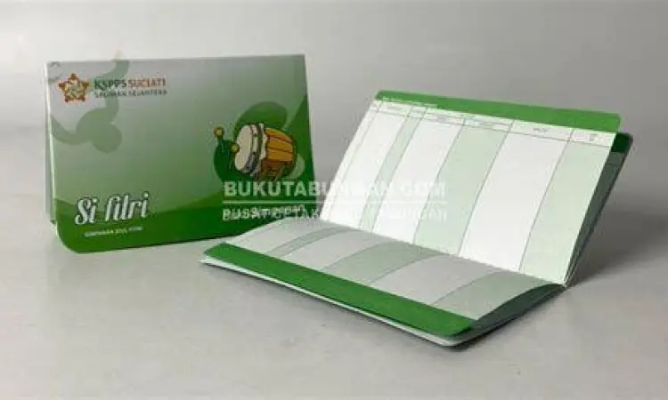 Proses cetak buku tabungan di customer service bank