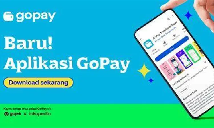 Aplikasi GoPay Aplikasi GoPay di smartphone