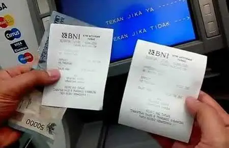 Struk Bukti Transfer Contoh struk bukti transfer BNI
