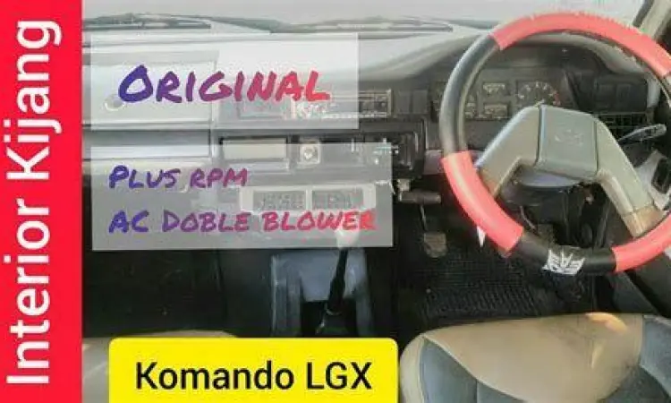 Interior Kijang Grand Extra Interior Kijang Grand Extra 1997 yang orisinal