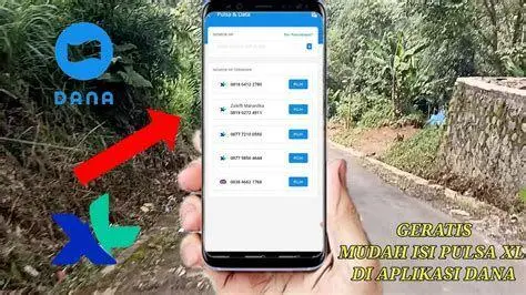 Beli Pulsa XL via E-wallet Proses pembelian pulsa XL melalui aplikasi dompet digital