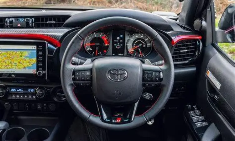 Interior Toyota Hilux Dashboard modern Toyota Hilux tipe V