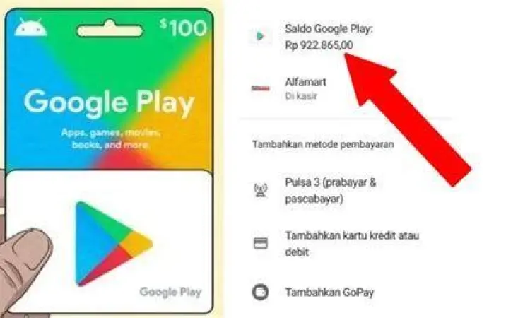 Aturan penggunaan saldo Google Play Store