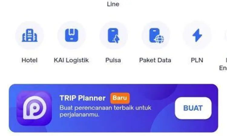 Tampilan aplikasi Access by KAI di smartphone