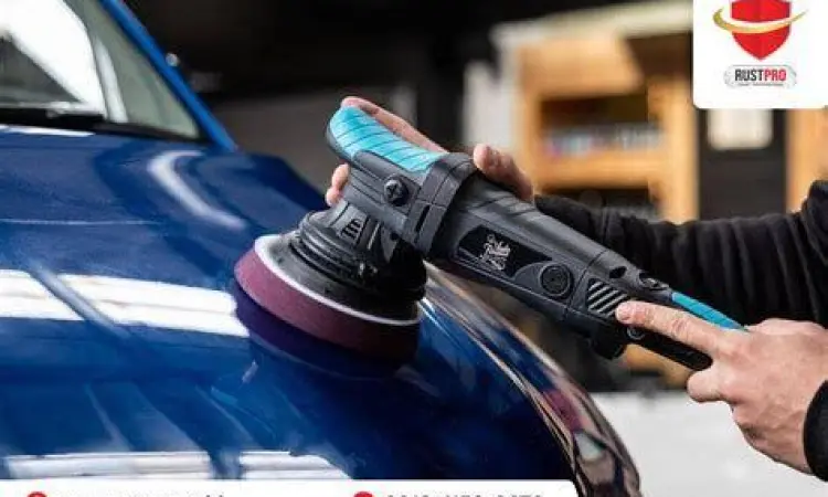 Hasil Detailing Eksterior Perbandingan hasil poles body mobil sebelum dan sesudah perawatan