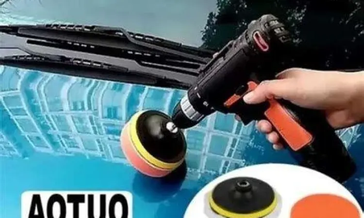 Berbagai jenis obat poles dan mesin polisher