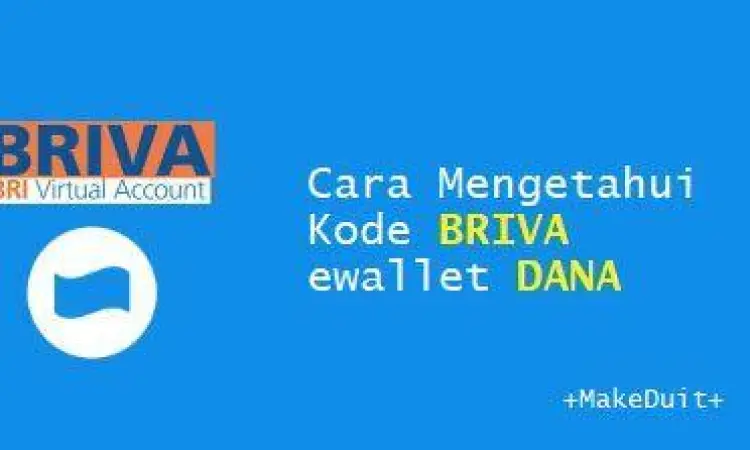 Contoh kode BRIVA di layar ATM